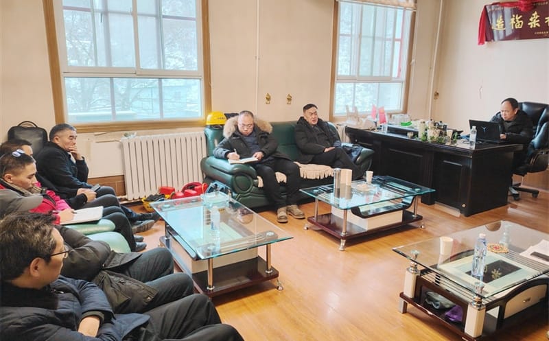 公司领导到西和青羊铅锌矿项目指导工作并宣讲上级重要会议精神