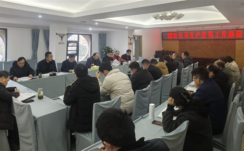 测绘公司召开2024年度生产经营工作总结会暨2025年度经营计划座谈会