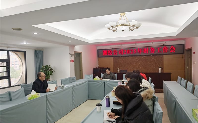 测绘公司召开2025年财务工作会