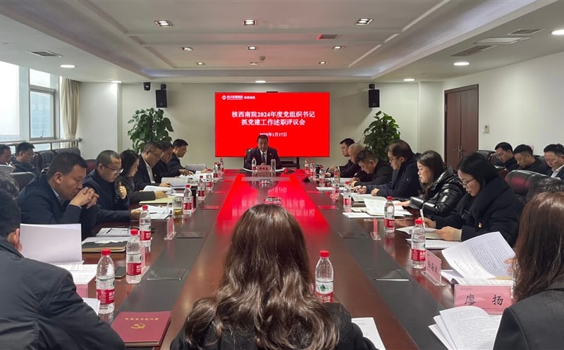 核西南院召开2024年度党组织书记抓党建工作述职评议会