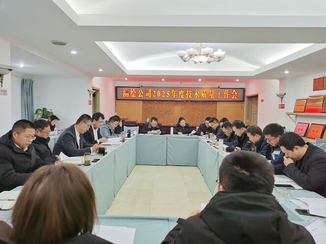 测绘公司召开2025年度技术质量工作会