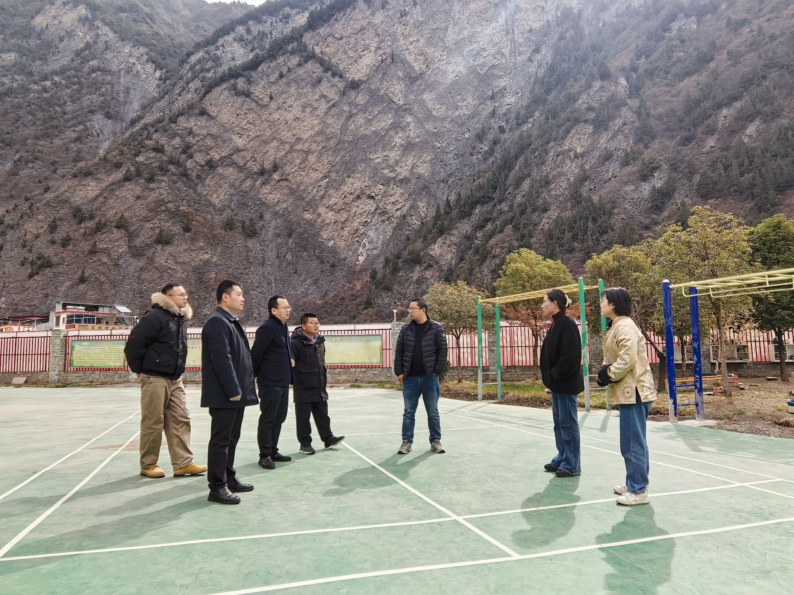 测绘公司携手核西南院赴理县住建局交流