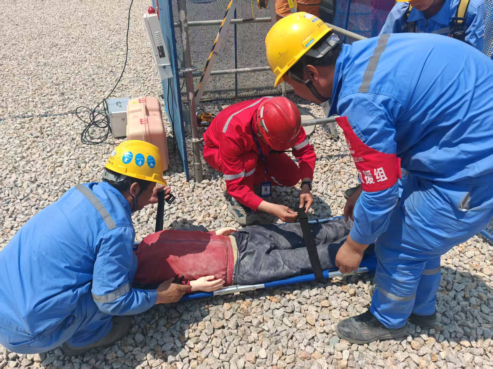 “受限空间作业”应急演练1