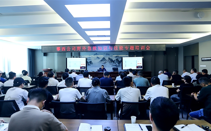 攀西公司开展野外急救技能培训