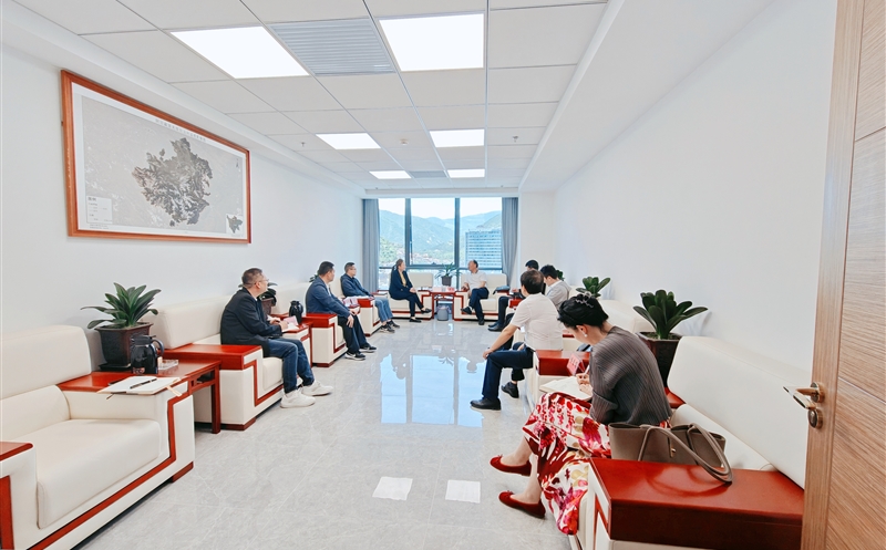 深化合作 共谋发展——测绘公司与阿坝州自然安博电竞局座谈交流