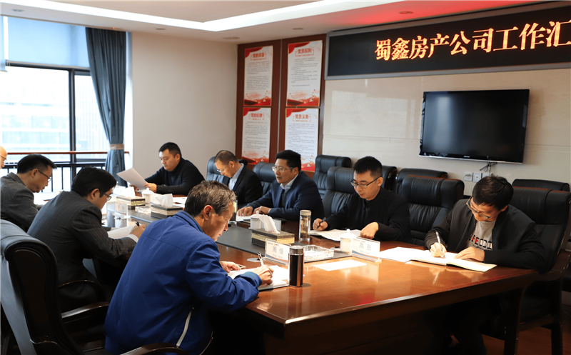 徐锡惠到蜀鑫房产调研经济运行情况