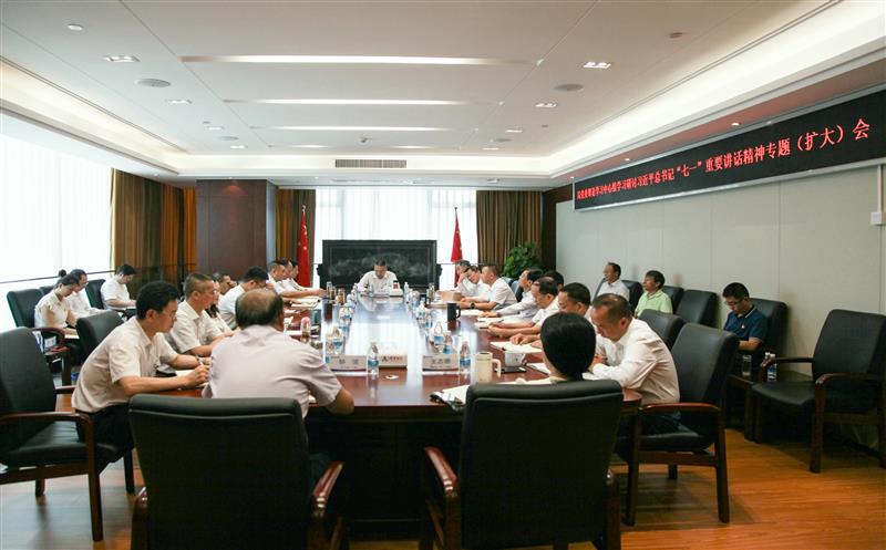 局党委中心组专题学习研讨习近平总书记“七一”重要讲话精神