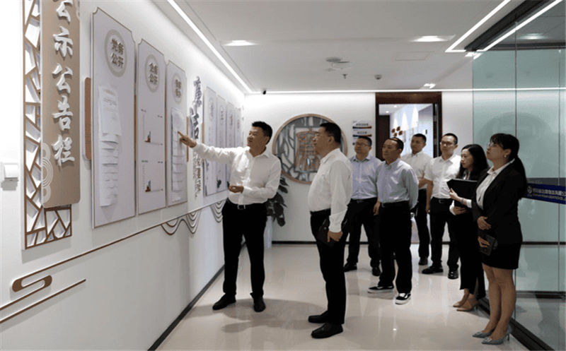 集团总经理江涛一行莅临冶勘物流公司调研指导