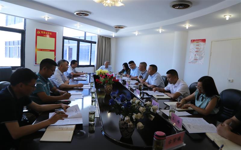 夏廷高带队到二八一大队调研指导工作