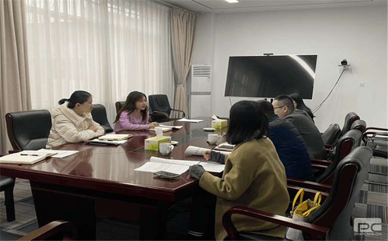 冶勘物流公司与新津区商务和会展博览局举行座谈