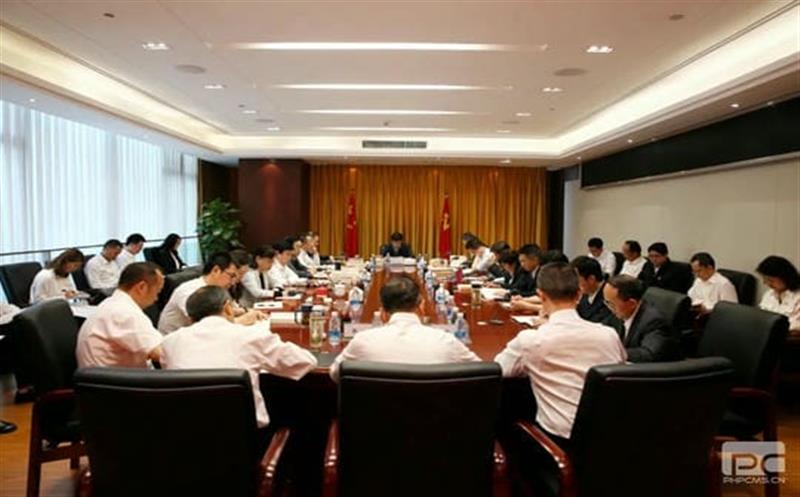 省自然安博电竞投资集团党委召开主题教育研讨交流会暨理论学习中心组专题学习（扩大）会议