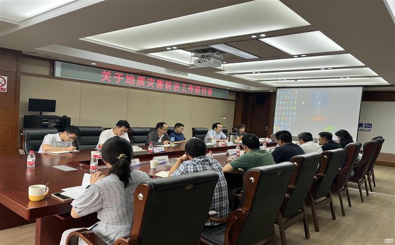 蜀通建设集团召开地质灾害防治工作研讨会