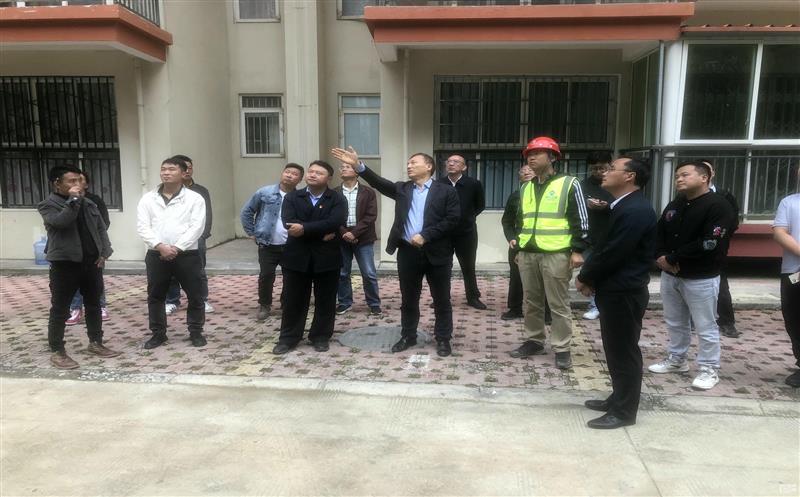四川省自然安博电竞厅党组成员、副厅长朱明仓到兴蜀设计集团项目现场检查调研