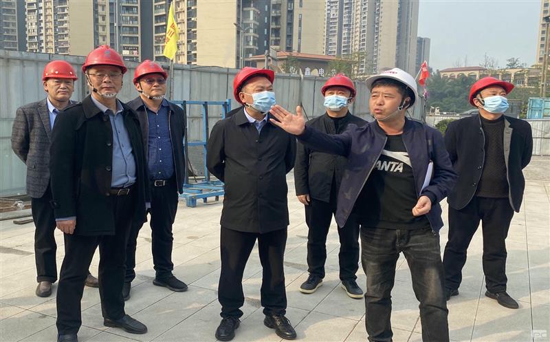 集团领导到中成集团泸州领秀·繁华里项目调研指导工作