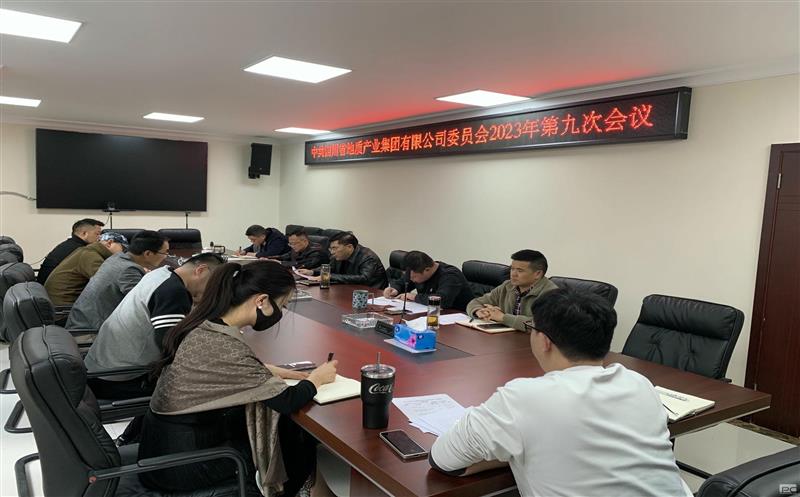 四川省地质产业集团有限公司召开2023年第九次党委（扩大）学习会