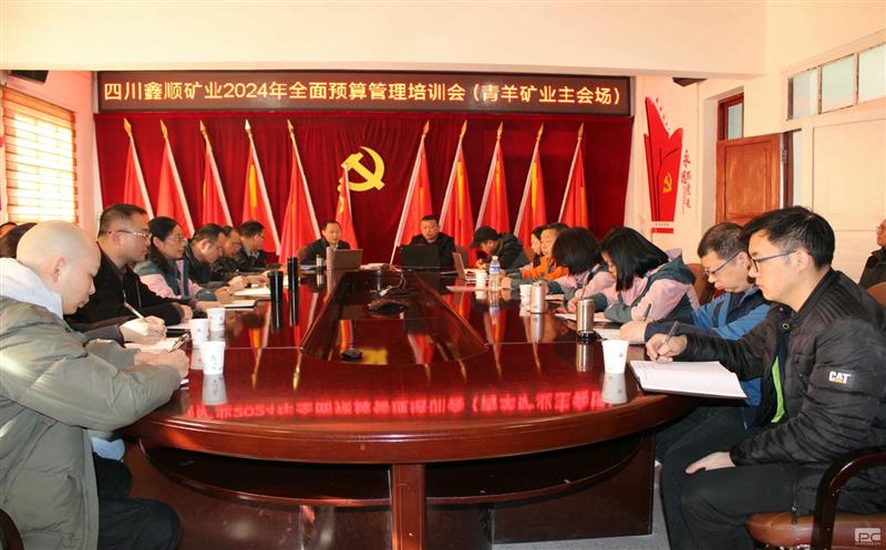 鑫顺矿业组织召开全面预算管理培训会