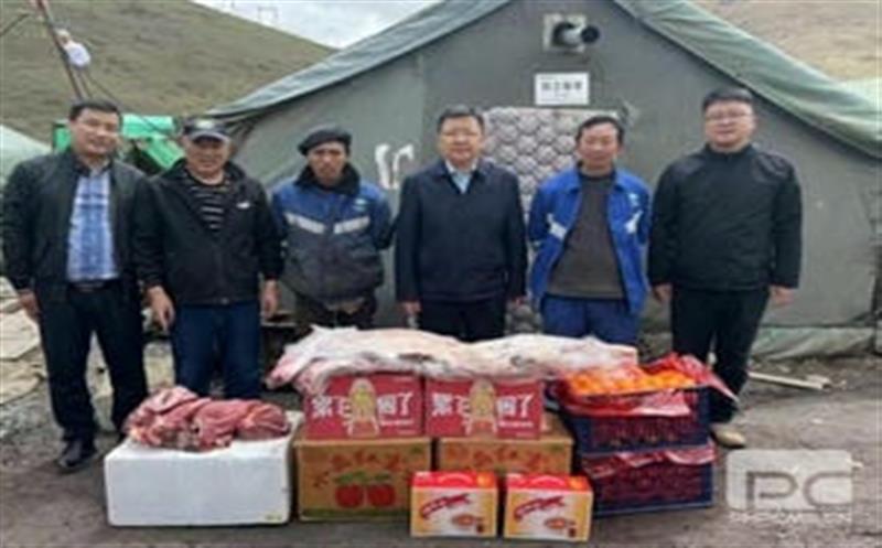 华锋钻探深入项目一线，，，，，合力攻坚破难题