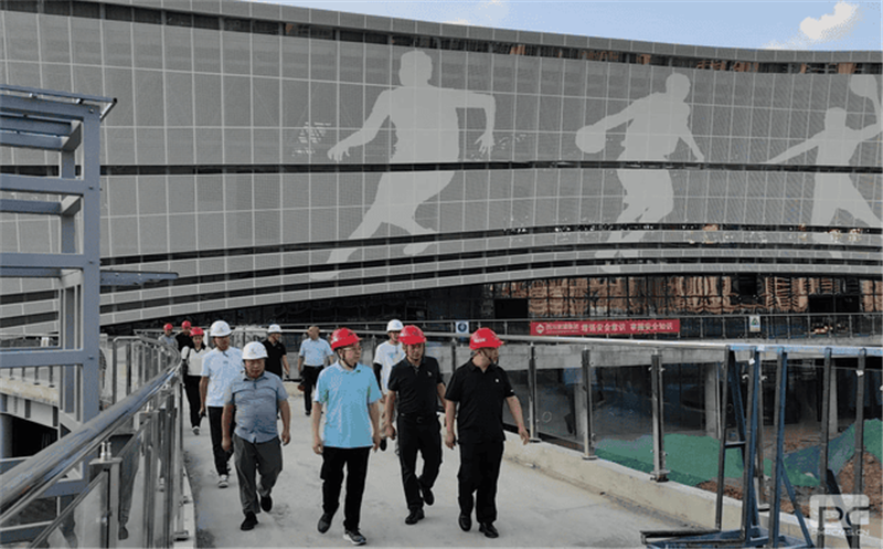 核西南建设集团拜访会东县主要领导