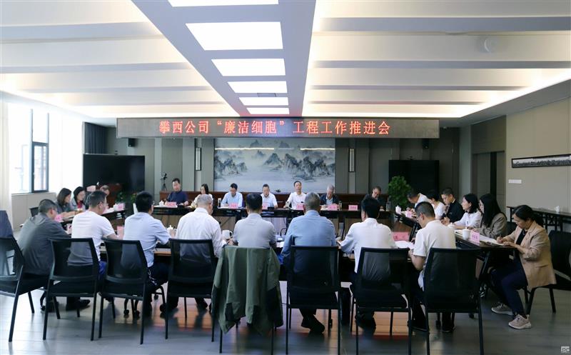 攀西公司召开“廉洁细胞”工程 工作推进会