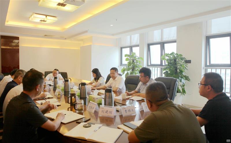 省自然安博电竞投资集团领导赴中成集团开展工程建设领域突出问题整改专题调研