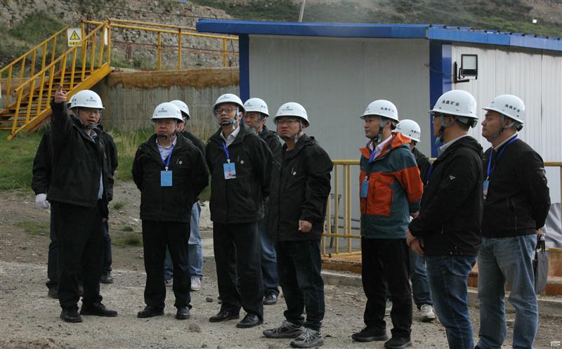 集团领导到海鑫矿业、青羊矿业调研检查