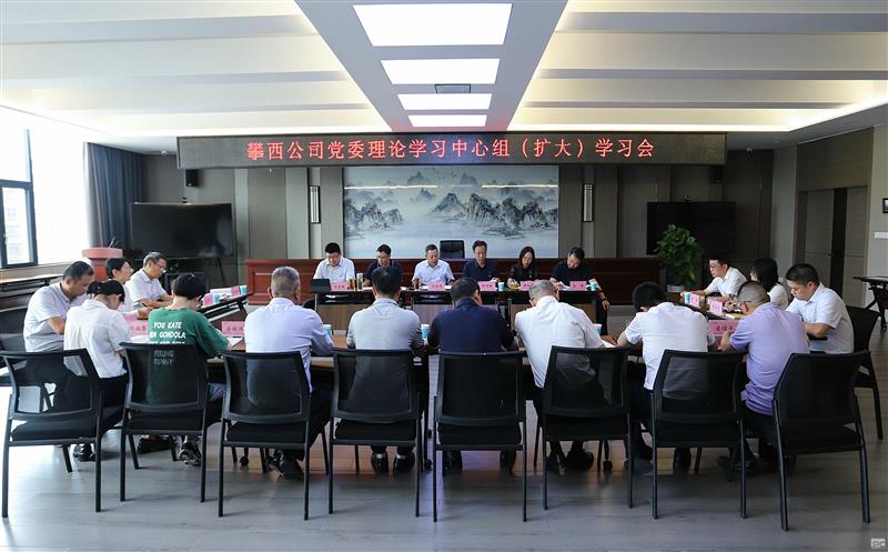 攀西公司召开党委理论学习中心组（扩大）学习会