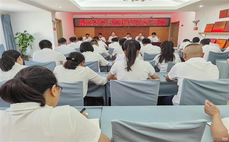 测绘公司召开2024年半年工作会暨半年安全生产工作会