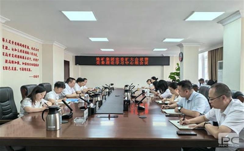 地矿集团召开党委（扩大）会议暨党委理论学习中心组集体学习会