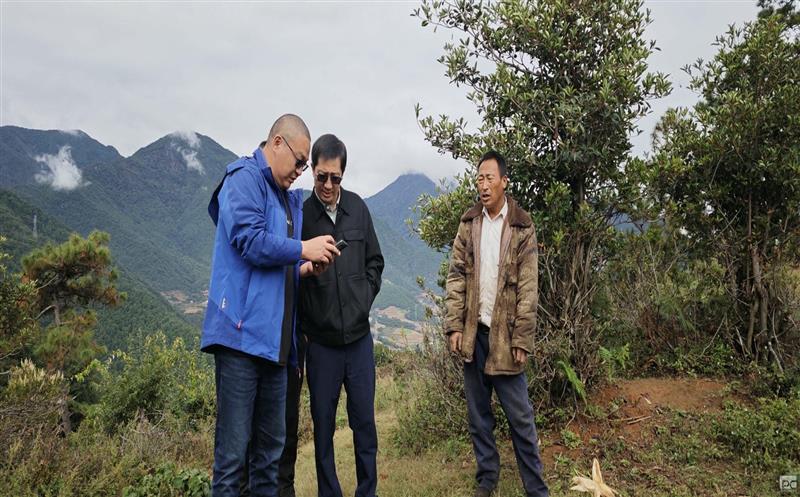 矿勘集团领导到西昌市太和外围钒钛磁铁矿普查项目一线检查指导工作 